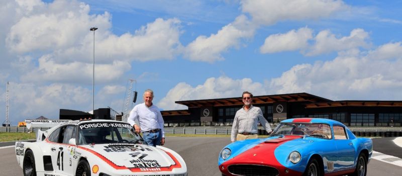 Bruce Meyer’s famed 1979 Kremer Porsche 935 K3 (left) earned the Chairman’s Choice Sport honors, while Fredrick Fischer took home the top accolades in the Chairman’s Choice d’Elegance group for his 1957 Ferrari 250 GT Tour De France during the third annual Heritage Invitational on Saturday, April 5, and the newly opened Ten Tenths Motor Club.