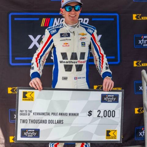 Connor Zilisch claimed his eighth pole of the NASCAR Xfinity Series season on Saturday. 