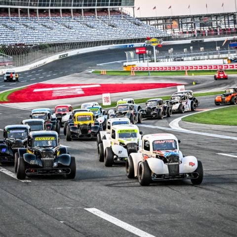 Fans can decide if Cook Out Summer Shootout drivers are faster than Santa’s sleigh during Christmas in July at Charlotte Motor Speedway.