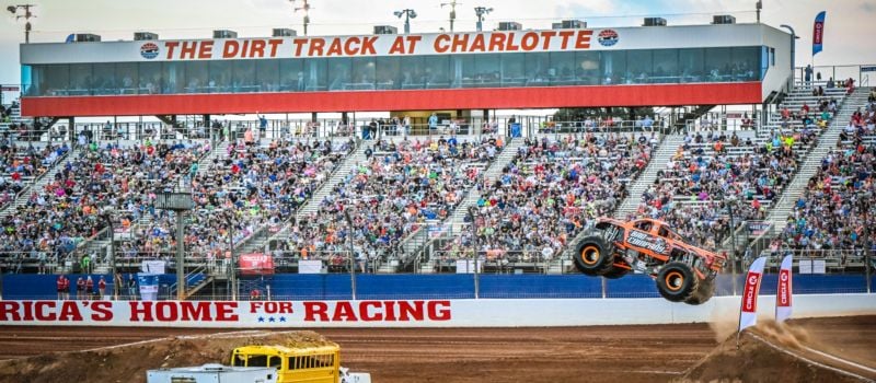 Bad Company (John Gordon), returns to The Dirt Track at Charlotte to defend his Monster Truck Bash title.