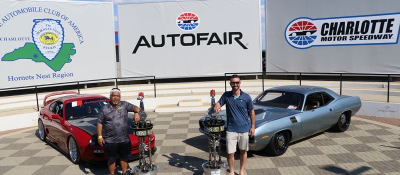 Peter Ashby's 1996 Toyota Supra (left) took home the Walt Hollifield Best of Show Award 1992 and newer, while Marshall Gay 1971 Plymouth Cuda won Best of Show for 1992 and older.