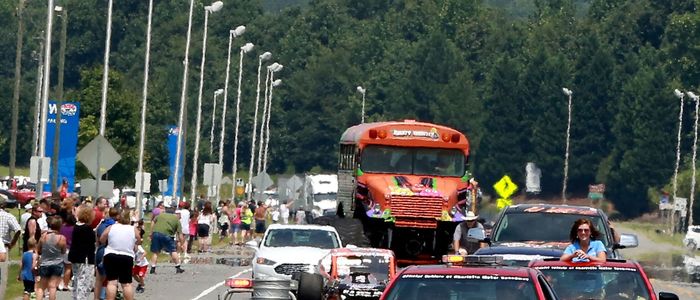 The seventh annual Parade of Power will take over Bruton Smith Boulevard on Wednesday, Aug. 5 at noon. 