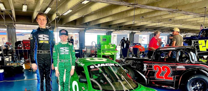 The Smith Brothers, Jack (10) and Joel (13), haven't let their foot off the gas on their racing dreams as they compete at the Cook Out Summer Shootout.