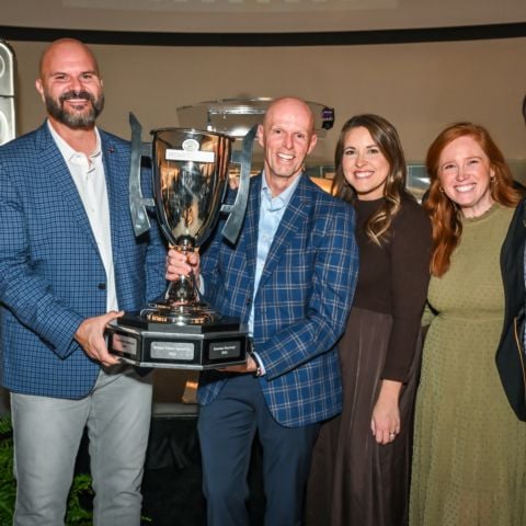 The Bristol Motor Speedway crew celebrates earning the Sales Team of the Year title, honoring a season of hard work, innovation and exceptional results.
