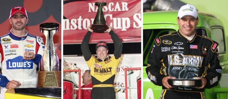 From Jimmie Johnson's quest for a fifth Coca-Cola 600 trophy and Matt Kenseth's return 20 years after his rookie win NASCAR's longest race to Ryan Newman's return after a scary Daytona crash, there are no shortage of story lines for fans tuned in to Sunday's Coca-Cola 600. (Photos: CMS/HHP)