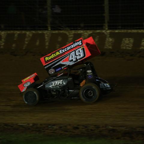 Tim Shaffer had a big night on Friday at The Dirt Track at Charlotte.