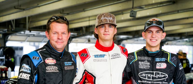 The Wrisley Family, father Brandin (left) and brothers Sterling (middle) and Preston (right) all compete at the Cook Out Summer Shootout each year for the high competition and bonding experience.