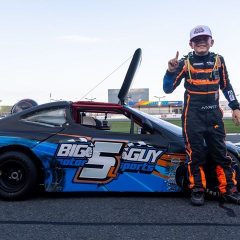 “Big Guy” Wyatt Linker scored his first Cook Out Summer Shootout win of the season in Beginner Bandolero action during Round 5’s Speedway Safari Night.