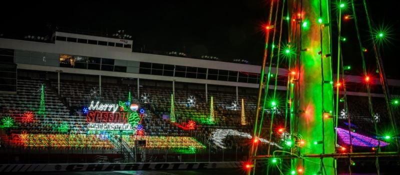 Speedway Christmas returns bigger and brighter than ever with nearly six million lights, 700 new displays and 45 nights of festive magic lighting up America’s Home for the Holidays.