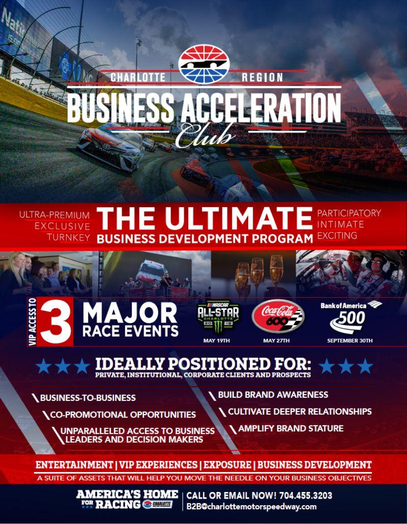 Charlotte Region Business Acceleration Club 2018 Flyer
