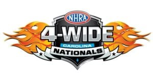 NHRA 4-Wide Carolina Nationals Logo