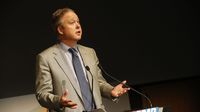 NASCAR President and CEO Brian France offers his "State of the Sport" during Toyota Tuesday at the Charlotte Motor Speedway Media Tour presented by Technocom.