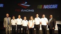 NASCAR's 2016 Drive for Diversity class poses for a photo during Toyota Tuesday at the Charlotte Motor Speedway Media Tour presented by Technocom.