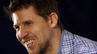 Joe Gibbs Racing driver Denny Hamlin during Toyota Tuesday at the Charlotte Motor Speedway Media Tour presented by Technocom.