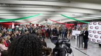 More than 500 people gathered for the 2016 Speedway Children's Charities grant distribution event Wednesday at Charlotte Motor Speedway.