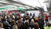 More than 500 people gathered for the 2016 Speedway Children's Charities grant distribution event Wednesday at Charlotte Motor Speedway.