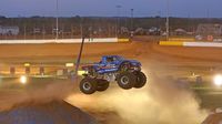 BigFoot and Stone Crusher demolished the competition in front of a sell-out crowd at the Circle K Southeast Back-to-School Monster Truck Bash presented by Mello Yello at The Dirt Track at Charlotte.