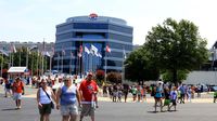 Fans enjoyed a beautiful day during the seventh annual Parade of Power at Charlotte Motor Speedway on Wednesday.