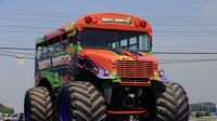 Mighty Monster, a giant monster truck, was among the vehicles on display at the seventh annual Parade of Power at Charlotte Motor Speedway on Wednesday.