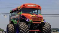 Mighty Monster, a giant monster truck, was among the vehicles on display at the seventh annual Parade of Power at Charlotte Motor Speedway on Wednesday.