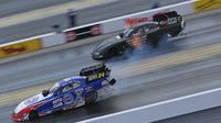 Robert Hight and Shane Westerfield race during elimination Sunday at the NHRA Carolina Nationals at zMAX Dragway.