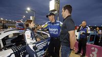 Danica Patrick on the qualifying grid during Thursday's Bojangles' Pole Night at Charlotte Motor Speedway.