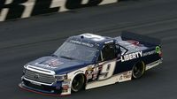 William Byron pilot's his No. 9 machine during Thursday's practice session at Charlotte Motor Speedway.