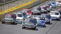 The North Carolina Education Lottery 200 field during an action-packed NASCAR Sprint All-Star Race day at Charlotte Motor Speedway.