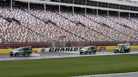 Air Titans dry the track during Thursday's practice session at Charlotte Motor Speedway.