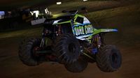 Quad Chaos goes airborne during the Circle K Back-to-School Monster Truck Bash at The Dirt Track at Charlotte.