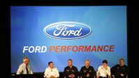 Wood Brothers Racing took the stage at the Ford Technical Support Center during Ford Wednesday programs at the Charlotte Motor Speedway Media Tour presented by Technocom.