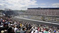 One of the largest single-day crowds in the history of zMAX Dragway watching qualifying at the NHRA 4-Wide Nationals presented by Lowes Foods.