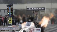 Richie Crampton during opening-day qualifying at the NHRA Carolina Nationals at zMAX Dragway.