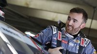 Richard Childress Racing driver Austin Dillon climbs into his car for Cup practice during Saturday's Hisense 4K TV 300 at Charlotte Motor Speedway.