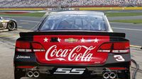 A view of the back of Coca-Cola Racing driver Austin Dillon's No. 3 car during Thursday's LiftMaster Pole Night at Charlotte Motor Speedway. 