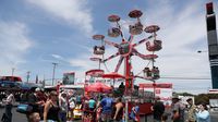 A general view of the 10-acre Fan Zone during Sunday's running of the Coca-Cola 600 at Charlotte Motor Speedway.