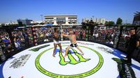 Monster Energy and Bellator brought MMA fights to the Fan Zone during Monster Energy All-Star Saturday at Charlotte Motor Speedway.