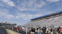 Fans showed up early to walk the track before competitors sped toward history during Sunday's eliminations at the NHRA Carolina Nationals. 