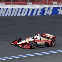 2019 NTT IndyCar Series champion Josef Newgarden drove his Team Penske-owned, Pennzoil-sponsored Indy car for six laps around the 17-turn, 2.28-mile ROVAL™ on Friday after Bojangles' Qualifying.