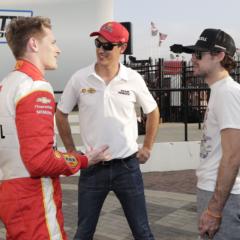 2019 NTT IndyCar Series champion Josef Newgarden drove his Team Penske-owned, Pennzoil-sponsored Indy car for six laps around the 17-turn, 2.28-mile ROVAL™ on Friday after Bojangles' Qualifying.