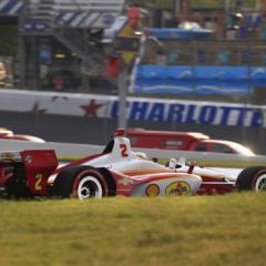 2019 NTT IndyCar Series champion Josef Newgarden drove his Team Penske-owned, Pennzoil-sponsored Indy car for six laps around the 17-turn, 2.28-mile ROVAL™ on Friday after Bojangles' Qualifying.