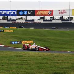 2019 NTT IndyCar Series champion Josef Newgarden drove his Team Penske-owned, Pennzoil-sponsored Indy car for six laps around the 17-turn, 2.28-mile ROVAL™ on Friday after Bojangles' Qualifying.