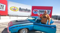 John Jancic's 1970 Plymouth AAR 'Cuda was selected as Best of Show during the final day of the Pennzoil AutoFair at Charlotte Motor Speedway.