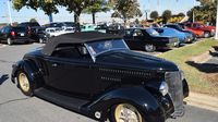 A beautiful custom hot rod on display on Thursday before the 22nd annual Goodguys Southeastern Nationals return to Charlotte Motor Speedway.