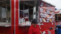 Food vendors set and ready for a busy Day 2 of the Charlotte AutoFair at Charlotte Motor Speedway.