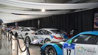 A general view of the exotic Porsche display during Day 2 of the Charlotte AutoFair at Charlotte Motor Speedway.