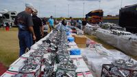 A general view of the swap meet during Day 2 of the Charlotte AutoFair at Charlotte Motor Speedway.