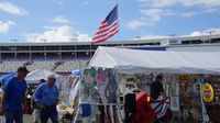 A general view of the infield during Day 2 of the Charlotte AutoFair at Charlotte Motor Speedway.