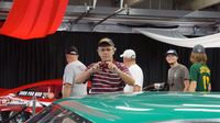 Car lovers couldn't get enough of the supercharger display in the showcase pavilion during a busy Saturday at the Pennzoil AutoFair presented by Advance Auto Parts.