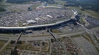 An aerial view of the infield during Saturday's fun at the Charlotte AutoFair at Charlotte Motor Speedway.